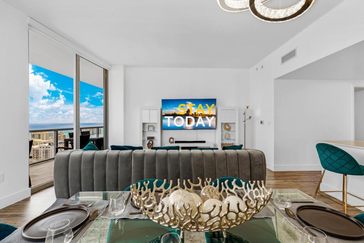 Beachwalk Resort - Penthouse In The Sky 3Bdr And 3Ba Luxury Condo Direct Ocean View Hallandale Beach Eksteriør billede